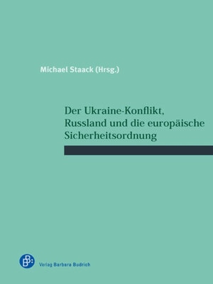 cover image of Der Ukraine-Konflikt, Russland und die europäische Sicherheitsordnung